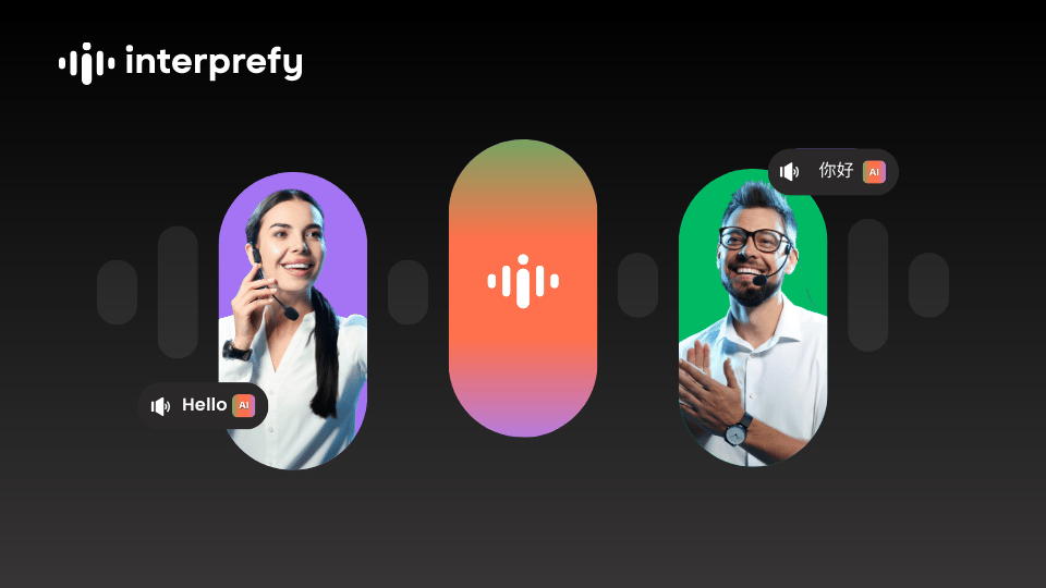 AI speech translation and AI interpretation for conferences